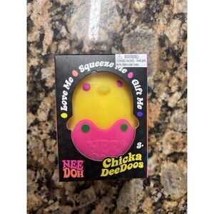 NeeDoh Chicka Dee Doos Easter  (Yellow and Pink) NEW NeeDoh!